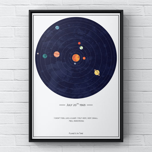 The Portrait Custom Solar System Print (Large - 20x28")